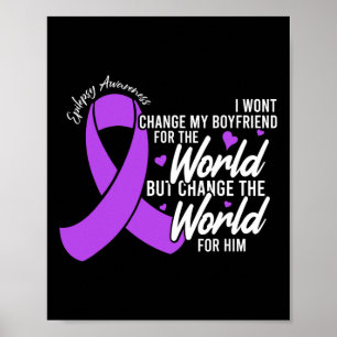 Poster Mois de la maladie de l'épilepsie de copain