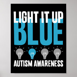 Poster Mois de la sensibilisation à l'autisme Soutenez Al