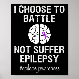 Poster Mois de la sensibilisation à l'épilepsie Je choisi