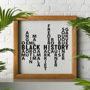Poster Mois de l'histoire des Noirs
