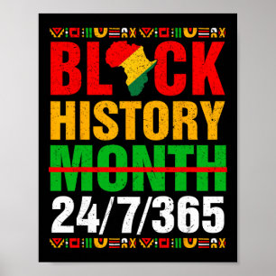 Poster Mois de l'histoire des Noirs 247365 Hommes Afro-Am