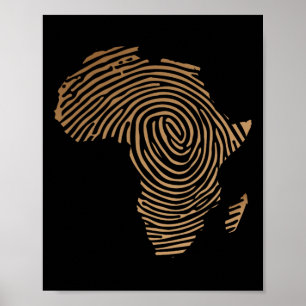 Poster Mois de l'histoire des Noirs Afro-Américain