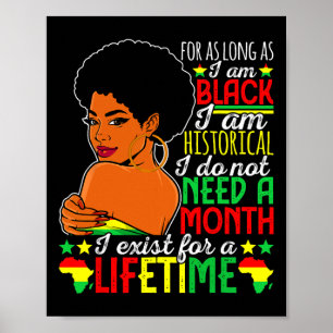 Poster Mois de l'histoire des Noirs afro-américains Junet