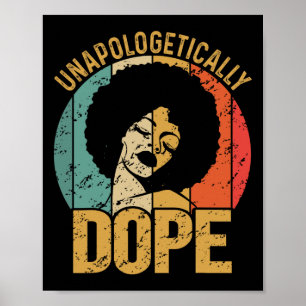 Poster Mois de l'histoire des Noirs de drogues sans excus