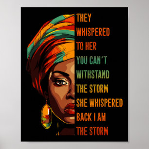 Poster Mois de l'histoire des Noirs Patrimoine Culture Af