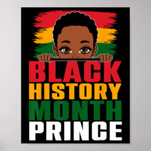 Poster Mois de l'histoire des Noirs Prince Little Melanin