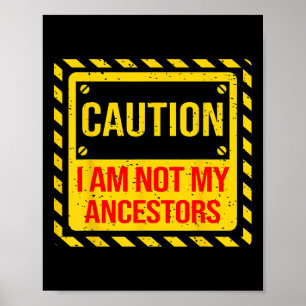 Poster Mois de l'histoire des Noirs Tant que je suis Noir