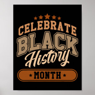 Poster Mois de l'histoire noire Histoire de l'Amérique af
