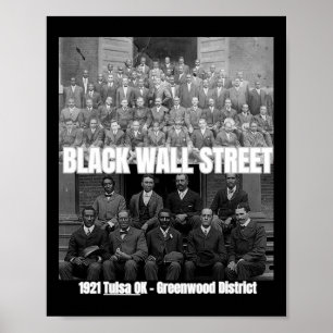 Poster Mois De L'Histoire Noire - Tusla - Fondateurs De L