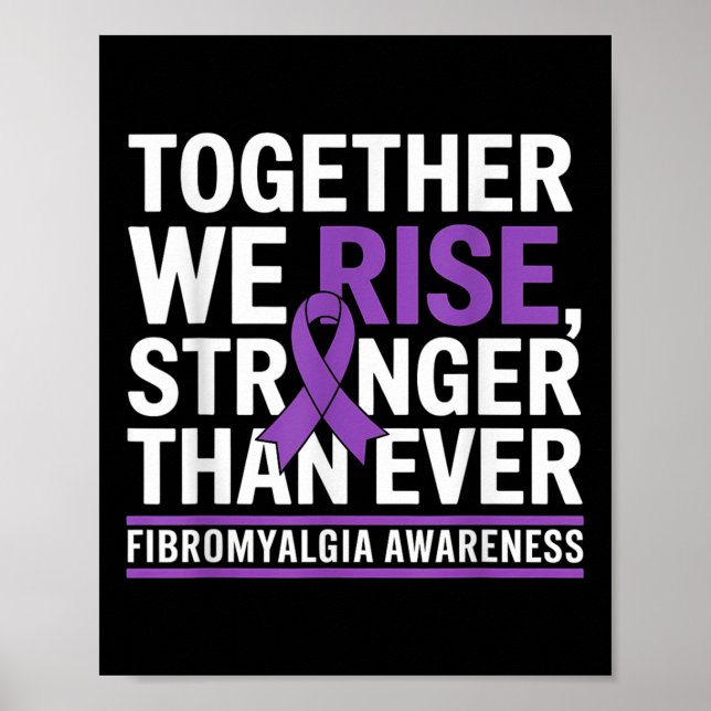 Poster Mois De Sensibilisation À La Fibromyalgie Nous Aug (Devant)
