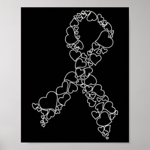 Poster Mois de sensibilisation à la leucémie cardiaque - 