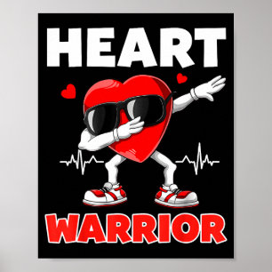 Poster Mois de sensibilisation à la maladie cardiaque Hea