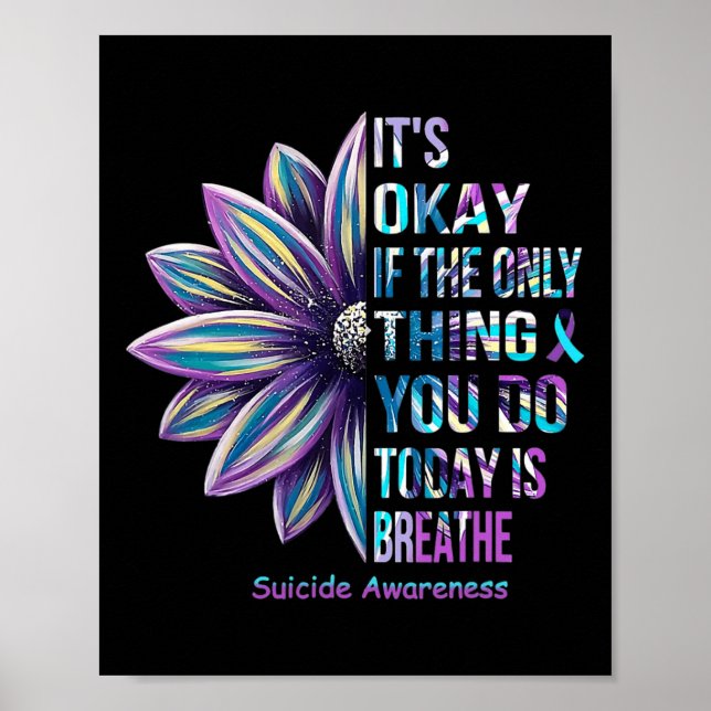Poster Mois de sensibilisation à la prévention du suicide (Devant)