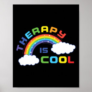 Poster Mois de sensibilisation à la santé La thérapie est