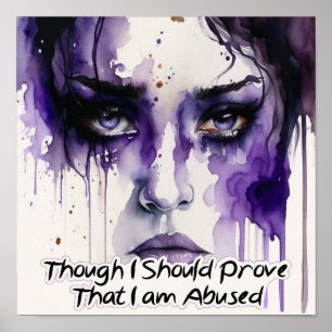 Poster Mois de sensibilisation à la violence domestique