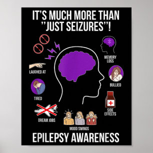 Poster Mois de sensibilisation à l'épilepsie Guerrier de