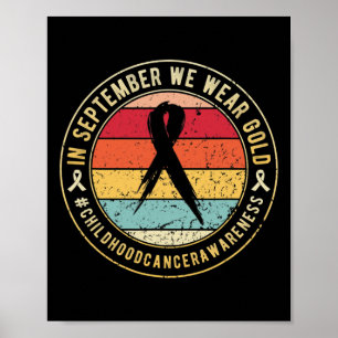 Poster Mois De Sensibilisation Au Cancer Chez L'Enfance E