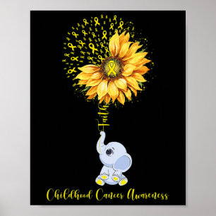 Poster Mois de sensibilisation au cancer chez l'enfant To