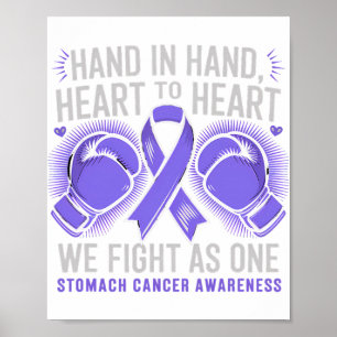 Poster Mois de sensibilisation au cancer de l'estomac Nou