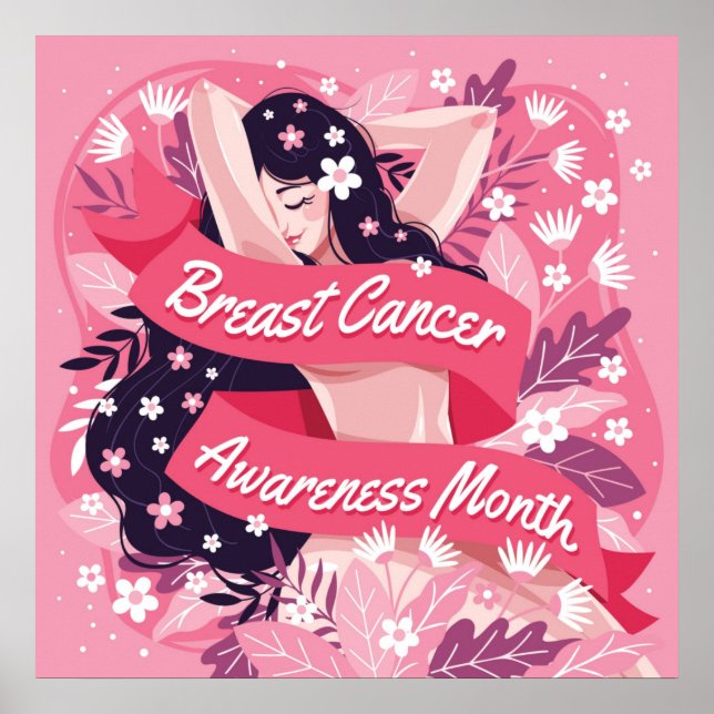 Poster Mois de sensibilisation au cancer du sein (Devant)