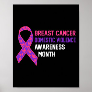 Poster Mois De Sensibilisation Au Cancer Et À La Violence
