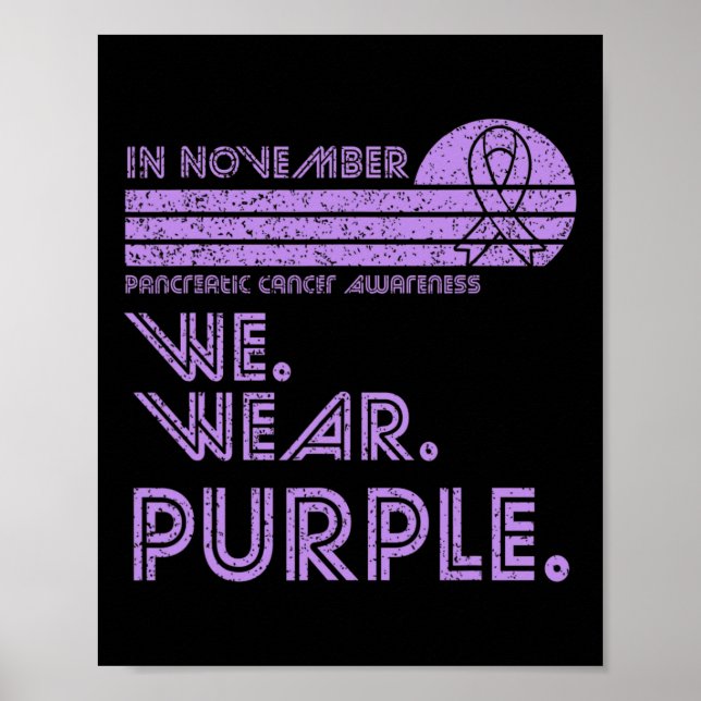 Poster Mois de sensibilisation au cancer pancréatique nov (Devant)