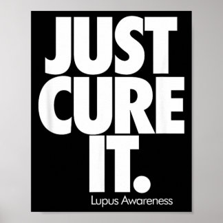 Poster Mois de sensibilisation au lupus Guérison Défenseu