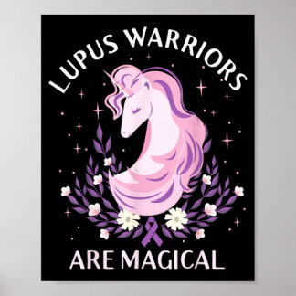 Poster Mois de sensibilisation au lupus Les guerriers du 