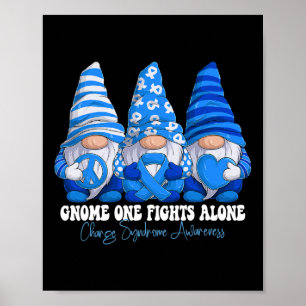 Poster Mois de sensibilisation au syndrome de charge Bleu