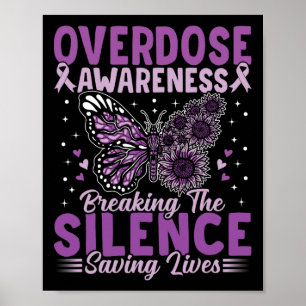 Poster Mois de sensibilisation aux surdoses Dépendance au
