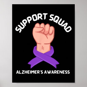 Poster Mois de sensibilisation de Heimerheimer en tant qu