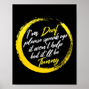 Poster Mois de sensibilisation Je suis Sourd S'il vous pl