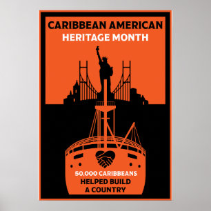 Poster Mois du patrimoine des Caraïbes
