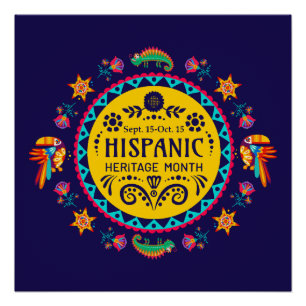 Poster Mois du patrimoine hispanique