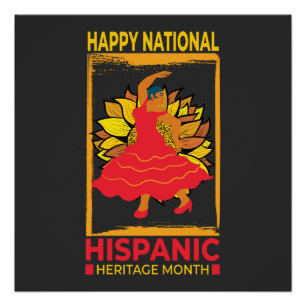 Poster Mois du patrimoine national hispanique