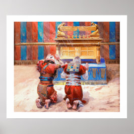 Poster Moïse et Josué dans le Tabernacle par James Tissot