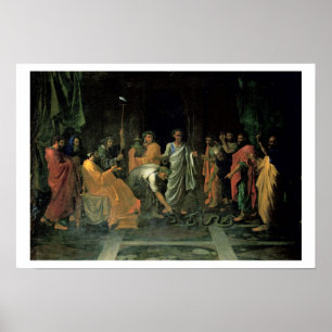 Poster Moïse et le serpent d'airain (huile sur la toile)