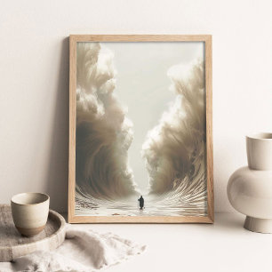 Poster Moïse fendant la mer Rouge, Peinture chrétienne, J