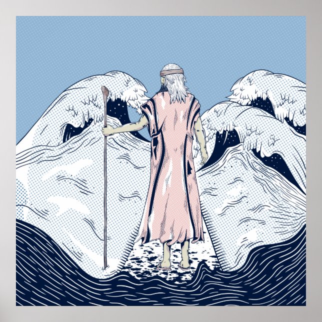 Poster Moïse Partir de la mer rouge (Devant)
