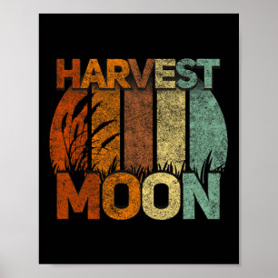 Poster Moisson intemporelle Lune Automne T Pour Femmes Ho
