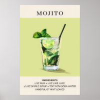 Mojito La peinture à cocktail