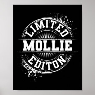 Poster Mollie édition limitée drôle nom personnalisé cade