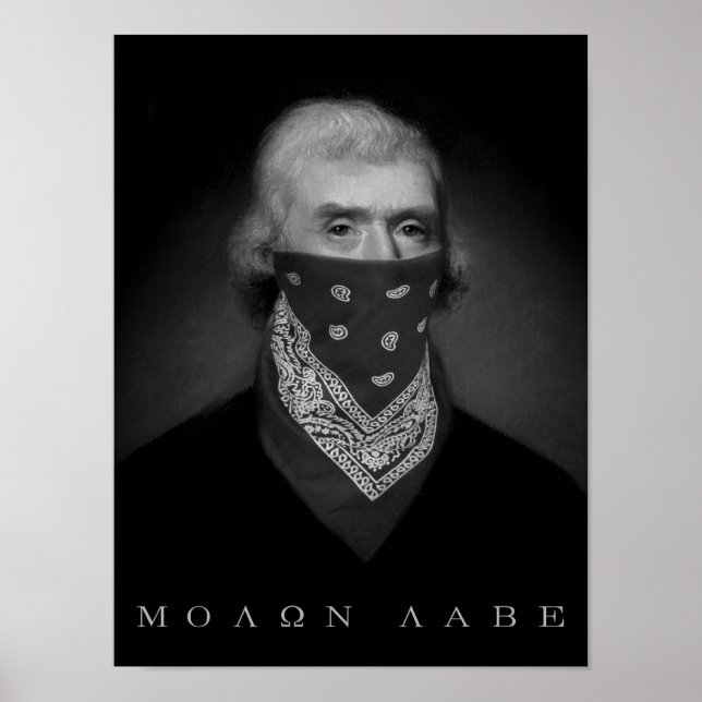 Poster "Molon Labe" (Devant)