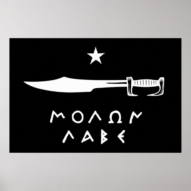 Poster Molon Labe (Devant)