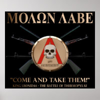 Molon Labe - Bouclier spartiate