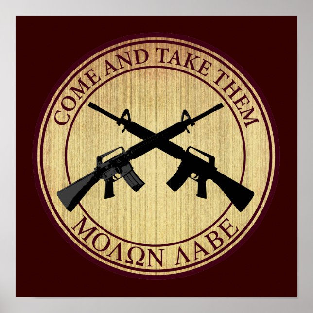 Poster Molon Labe (Venez les prendre) (Devant)