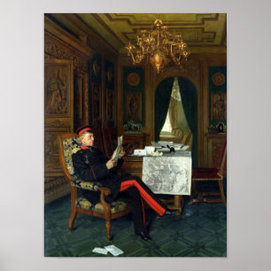 Poster Moltke à Versailles, 1872