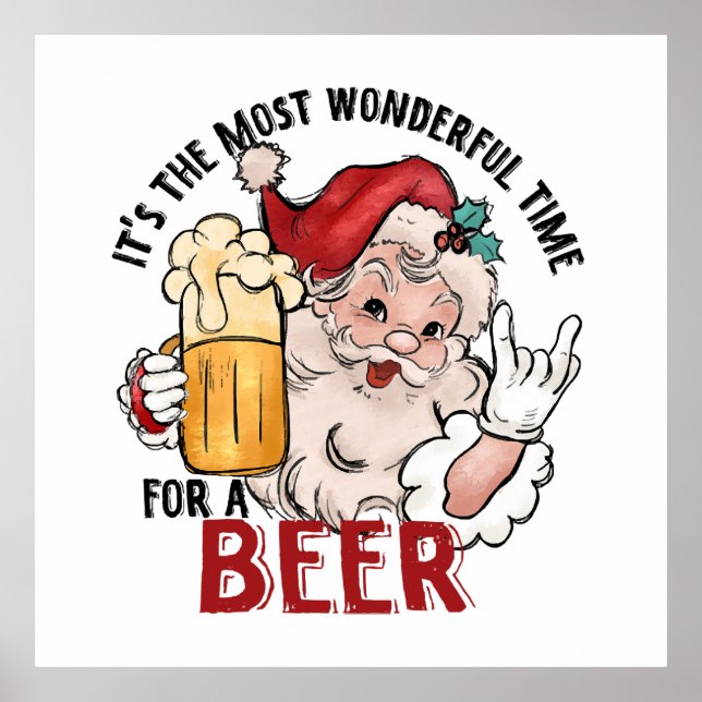 Poster Moment Merveilleux pour une Bière (Devant)