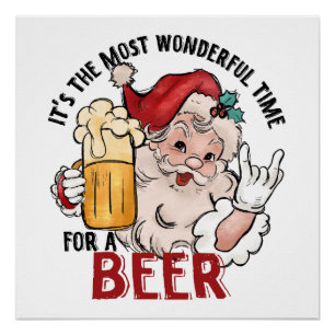 Poster Moment Merveilleux pour une Bière