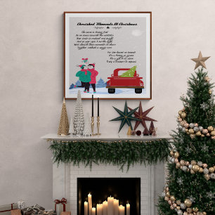 Poster Moments chéris à Noël Poem